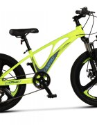 CARPAT Bicicleta pentru copii MTB C20343A VerdeGri roti 20 inch cadru aluminiu frane disc 7 viteze