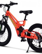 CARPAT Bicicleta pentru copii MTB-FS C20344A PortocaliuVerde roti 20 inaltime utilizator 120-155 cm greutate suportata 80 kg