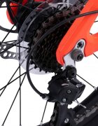CARPAT Bicicleta pentru copii MTB-FS C20344A PortocaliuVerde roti 20 inaltime utilizator 120-155 cm greutate suportata 80 kg