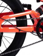 CARPAT Bicicleta pentru copii MTB-FS C20344A PortocaliuVerde roti 20 inaltime utilizator 120-155 cm greutate suportata 80 kg