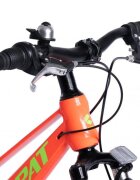 CARPAT Bicicleta pentru copii MTB-FS C20344A PortocaliuVerde roti 20 inaltime utilizator 120-155 cm greutate suportata 80 kg