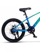 CARPAT Bicicleta pentru copii MTB Hiro C20342A AlbastruVerde 20 inch inaltime utilizator 120-155 cm greutate suportata 80 kg
