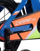 CARPAT Bicicleta pentru copii PRO C14122B AlbastruPortocaliu roti 14 inch inaltime utilizator 75-100 cm greutate suportata 50 kg