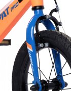 CARPAT Bicicleta pentru copii PRO C14122B PortocaliuAlbastru roti 14 inch inaltime utilizator 75-100 cm greutate suportata 50 kg