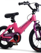 CARPAT Bicicleta pentru copii Pro C14122B RozFucsia roti 14 inch inaltime utilizator 75-100 cm greutate suportata 50 kg
