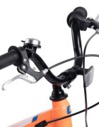 CARPAT Bicicleta pentru copii PRO C16122B PortocaliuAlbastru roti 16 inch inaltime 100-115 cm greutate suportata 50 kg