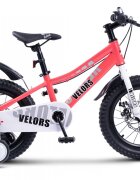 CARPAT Bicicleta pentru copii Velors V16345A Roz roti 16 inch 4-6 ani greutate suportata 50 kg inaltime utilizator 100-115 cm