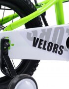 CARPAT Bicicleta pentru copii Velors V16345A Verde roti 16 inch 4-6 ani greutate suportata 50 kg inaltime utilizator 100-115 cm