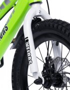 CARPAT Bicicleta pentru copii Velors V16345A Verde roti 16 inch 4-6 ani greutate suportata 50 kg inaltime utilizator 100-115 cm