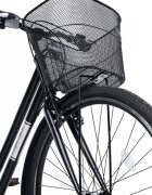 CARPAT Bicicleta Trekking Altay C28262G NegruGri roti 28 inch echipare Shimano 7 viteze maneta rotativa cos fata