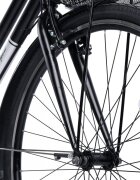 CARPAT Bicicleta Trekking Altay C28262G NegruGri roti 28 inch echipare Shimano 7 viteze maneta rotativa cos fata