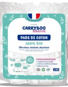 Carryboo Dischete dreptunghiulare din bumbac Bio 150 bucati