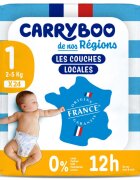 Carryboo Scutece C1(2-5kg) fara parfum nou nascuti marimea 1 24 bucati