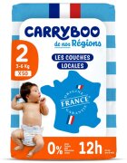 Carryboo Scutece C2(3-6kg) fara parfum nou nascuti marimea 2 50 bucati