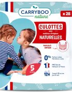 Carryboo Scutece chilotel C5(12-18kg) ECO marimea 5 Nature 28 bucati
