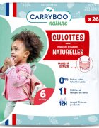 Carryboo Scutece chilotel C6(16-30kg) ECO marimea 6 Nature 26 bucati