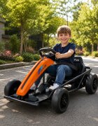 Cars4Kids Go-Kart electric pentru copii 24V Rosu cu functie Drift 2 motoare 775W viteza 15 kmh centura 5 puncte de la 6 ani maxim 70 kg