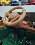 Cars4Kids Masinuta electrica pentru copii Bentley Bacalar Verde Metalic 12V licenta oficiala usi verticale telecomanda 2.4G scaun din piele