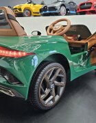 Cars4Kids Masinuta electrica pentru copii Bentley Bacalar Verde Metalic 12V licenta oficiala usi verticale telecomanda 2.4G scaun din piele