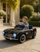 Cars4Kids Masinuta electrica pentru copii BMW 507 Negru Metalic 12V licenta oficiala design clasic telecomanda 2.4G