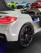 Cars4Kids Masinuta electrica pentru copii BMW M5 Gri Metalic 24V licenta oficiala telecomanda 2.4G scaun din piele