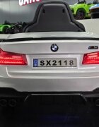 Cars4Kids Masinuta electrica pentru copii BMW M5 Gri Metalic 24V licenta oficiala telecomanda 2.4G scaun din piele