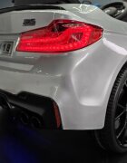 Cars4Kids Masinuta electrica pentru copii BMW M5 Gri Metalic 24V licenta oficiala telecomanda 2.4G scaun din piele