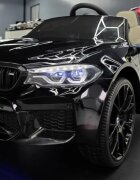 Cars4Kids Masinuta electrica pentru copii BMW M5 Negru Metalic 24V suspensii bluetooth scaun reglabil telecomanda 2.4G roti EVA 3 ani+ greutate admisa 30 kg