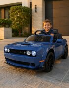 Cars4Kids Masinuta electrica pentru copii Dodge Charger SRT 12V telecomanda bluetooth sa piele suspensie 3-5 ani