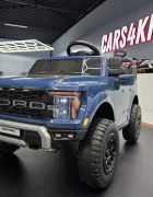 Cars4Kids Masinuta electrica pentru copii Ford Raptor 24V Albastru 2 locuri licenta oficiala telecomanda 2.4G scaun piele