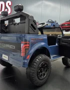 Cars4Kids Masinuta electrica pentru copii Ford Raptor 24V Albastru 2 locuri licenta oficiala telecomanda 2.4G scaun piele