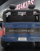 Cars4Kids Masinuta electrica pentru copii Ford Raptor 24V Albastru 2 locuri licenta oficiala telecomanda 2.4G scaun piele