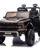 Cars4Kids Masinuta electrica pentru copii Ford Raptor 24V Negru 2 locuri licenta oficiala telecomanda 2.4G scaun piele
