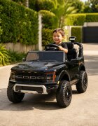 Cars4Kids Masinuta electrica pentru copii Ford Raptor 24V Negru 2 locuri licenta oficiala telecomanda 2.4G scaun piele