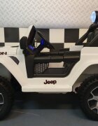 Cars4Kids Masinuta electrica pentru copii Jeep Wrangler 4x4 12V telecomanda bluetooth 4 motoare usi functionale sa piele