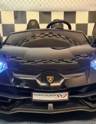 Cars4Kids Masinuta electrica pentru copii Lamborghini Aventador SVJ 24V Negru 2 locuri licenta oficiala Drift usi verticale telecomanda