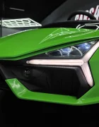 Cars4Kids Masinuta electrica pentru copii Lamborghini Revuelto 24V Verde 2 locuri licenta oficiala usi verticale telecomanda 2.4G