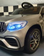 Cars4Kids Masinuta electrica pentru copii Mercedes-Benz GLC 63 AMG Gri Mat 12V 4 motoare suspensii bluetooth telecomand 2.4G 3 ani+ maxim 30 kg