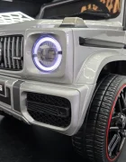 Cars4Kids Masinuta electrica pentru copii Mercedes G63 AMG Gri Metalic 12V licenta oficiala 4 motoare telecomanda 2.4G