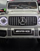 Cars4Kids Masinuta electrica pentru copii Mercedes G63 AMG Gri Metalic 12V licenta oficiala 4 motoare telecomanda 2.4G