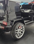 Cars4Kids Masinuta electrica pentru copii Mercedes G63 AMG Negru Metalic 24V 2 locuri licenta oficiala telecomanda 2.4G