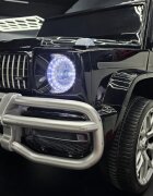 Cars4Kids Masinuta electrica pentru copii Mercedes G63 AMG Negru Metalic 24V 2 locuri licenta oficiala telecomanda 2.4G