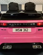 Cars4Kids Masinuta electrica pentru copii Range Rover Velar Roz 12V telecomanda 2.4G sa piele centura 5 puncte
