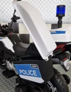 Cars4Kids Motocicleta electrica pentru copii Politie BMW F850 12V roti ajutatoare girofar Led 3-5 ani