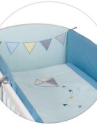 Ceba Baby Lenjerie de pat cu 3 piese Little Kite Menta