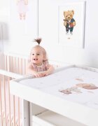 Ceba Baby Saltea de Infasat basic 50x70cm cu intaritura sistem anti-alunecare Soricelul vesel