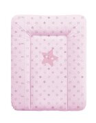Ceba Baby Saltea de infasat moale fara intaritura si capat inchis Steluta Roz 50x70 cm