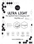 Ceba Baby Saltea de Infasat Ultra Light 50x70cm cu intaritura Vulpea Petrecareata