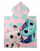 Cerda Poncho pentru copii Gabbys Dollhouse 55x110 cm