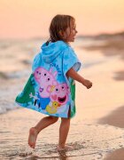 Cerda Poncho pentru copii Peppa Pig 55x110 cm